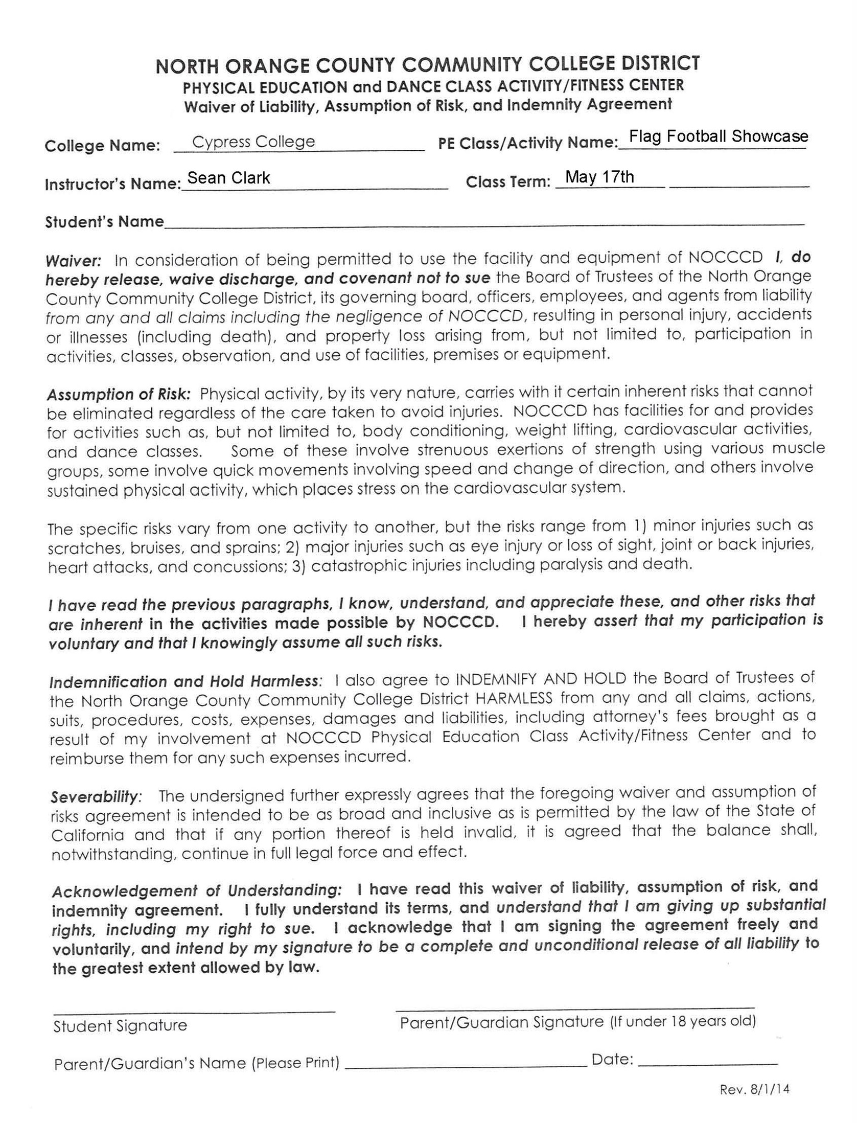 Flag Football Showcase May 2025